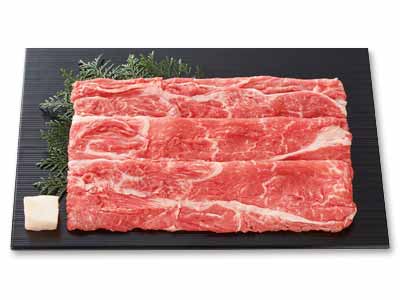 予約6／15週　短角牛牛丼用うす切り写真