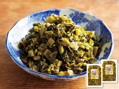 【お得】ごはんのおとも　九州産高菜油炒め×2写真