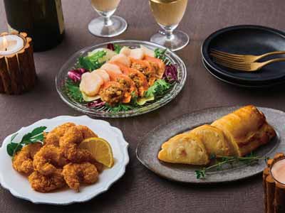 【予約】12／14週　【お得】食卓を彩るシーフード3種セット写真