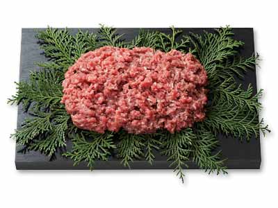 予約11／16週　短角牛赤身上挽肉（真空パック）写真