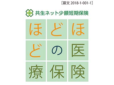 共生ネットの医療保険パンフ写真