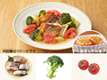 レシピ付き食材セット・白身魚とブロッコリーのアクアパッツァ風＋副菜