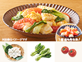 レシピ付き食材セット・イカとトマトの彩り卵炒め+副菜