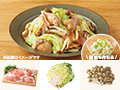 レシピ付き食材セット・簡単 キャベツと豚肉のピリ辛炒め+副菜