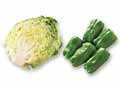 どんな日にも、頼れる野菜たち キャベツ1/2&ピーマンのセット