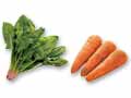 さっと調理で活躍　ほうれんそう＆人参のセット
