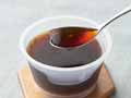 淹れたての香り広がるコーヒーゼリー（有機コーヒー豆使用）