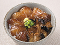 こだわりグルメ便キャンセル分販売・新潟県産たいとさざえの漬け丼（醤油味）