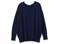 予約 サキハナ ウールVネックプルオーバー ネイビー