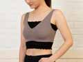 予約　Ｐｒａｋｒｉｔｉ　Ｗｅａｒｉｎｇシルクのインナーブラカバー（ウォーマー）ブラック_2