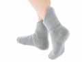 予約 備長炭ホームソックス足首ロング(ライトグレー)_4