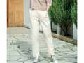 予約　さらっと軽いデニムパンツ　バニラ　Ｍ_2