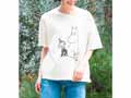 予約 ムーミン オーガニックコットンスリットTシャツ・ムーミントロールとリトルミイ・エコホワイトM_2
