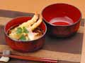 予約　山中塗　レンジ・食洗機対応丼（亀甲・2コ組／合成漆器）_3