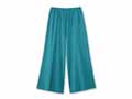 予約　ゆったりサイズのリラックスワイドパンツ（オリエンタルブルー）ＬＬ
