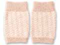 予約　アルパカ100％　ヘリンボーン柄ミニレッグウォーマー　（ベージュ）