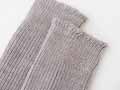 予約　ローゲージ1×1リブ編みソックス【Ｍ／グレー】【Ｂａｌｉ彩土染】_2