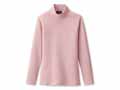 予約 あったか起毛着やせプルオーバー ピンク LL