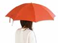 予約　小宮商店　ミラトーレ55CM折りたたみ傘　オレンジブラウン_3