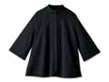 予約　サラッと快適ポンチョ風ジャケット　ブラック　Ｍ〜Ｌ