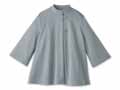 予約　サラッと快適ポンチョ風ジャケット　グレー　Ｍ〜Ｌ