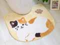 予約 ファンディットアニマル トイレマット ねこ_2