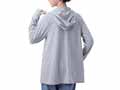 予約 うっかり焼け防止フーディー M−L グレー_4