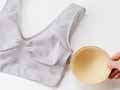 予約　ひんやり涼しいらくちんブラジャー（アイスグレー）Ｍ_4
