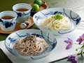 予約　美濃焼藍染葡萄麺皿　すのこ付き　3枚組_3
