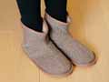 予約　メリノンの室内履き（ブーツタイプ）Ｌ_2