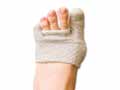 予約 日本製 肌側シルク外反母趾ケアサポーター(2本指タイプ)