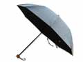予約　シャンブレーシェード晴雨兼用折り畳み傘50CM　ネイビーグレー