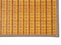袋織（四重織）い草アクセントラグ「ハーバス」190×190　ブラウン_2