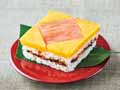 新春を彩る　北海道産さくらます錦ちらし押し寿司