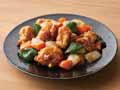 野菜をくわえて　阿波すだち鶏唐揚げと野菜の甘酢あん_2