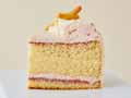 【予約】12／8週　有機苺の生クリームとカスタードクリームのケーキ（クッキー付き）5号_3