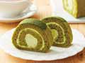 予約5／18週　有機抹茶のシフォンロールケーキ